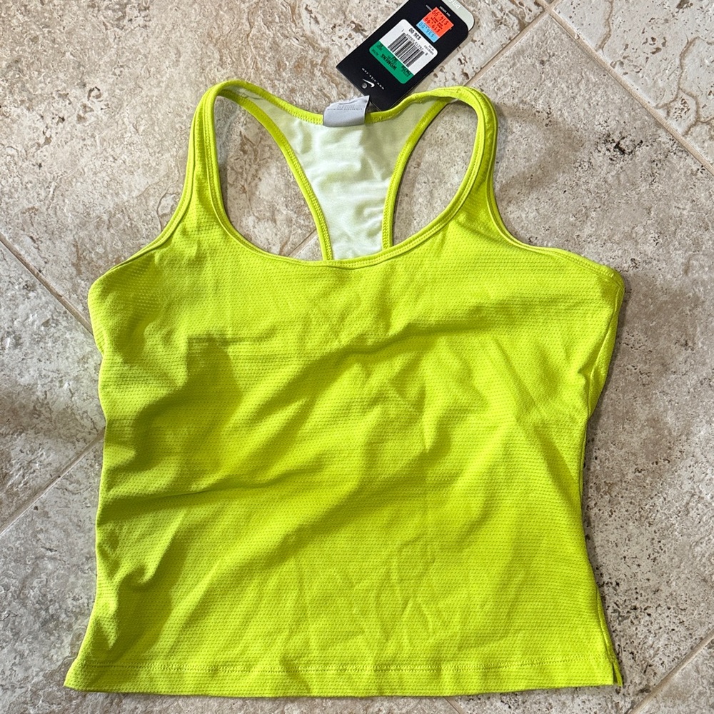 Nike Bright Yellow Racerback Tank Top